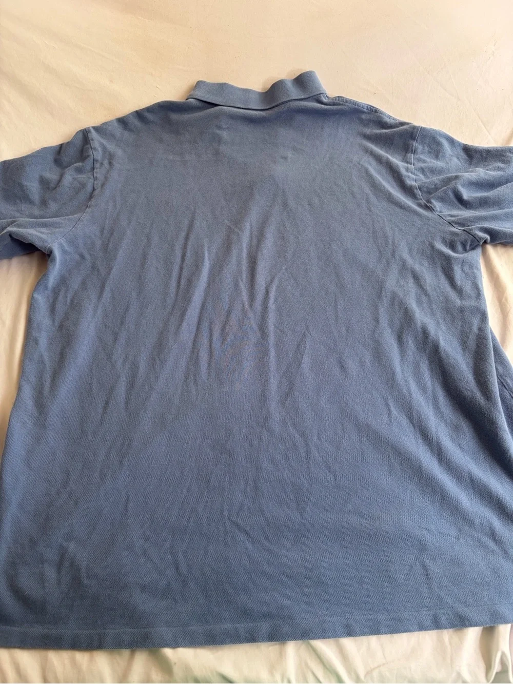 Ralph Lauren Men’s Short Sleeve Polo in Pale Blue w Embroidered Pony Size 2XLT